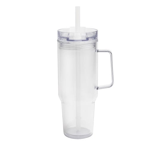 40oz Snow Globe Tumbler with Handle