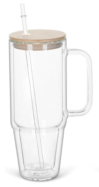 40oz Snow Globe Tumbler with Handle