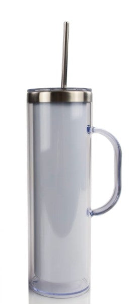 Vaso acrílico con forma de bola de nieve de 24 oz