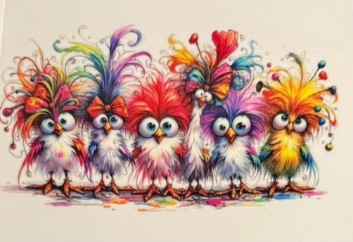 Quirky Birds DECALS